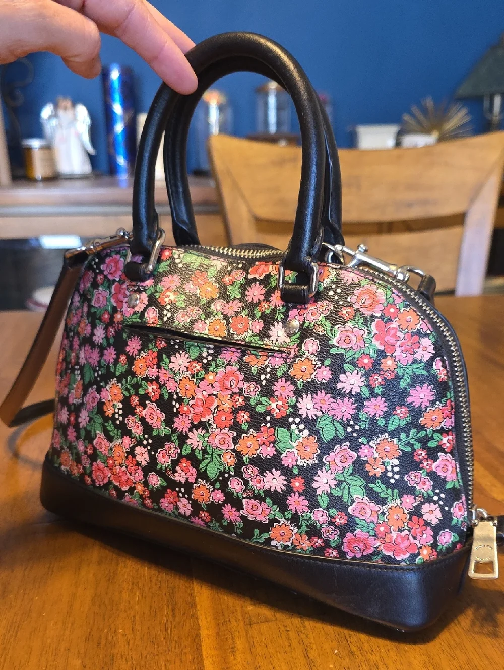 Coach Posey Cluster Floral Print Coated Canvas Sierra Satchel
